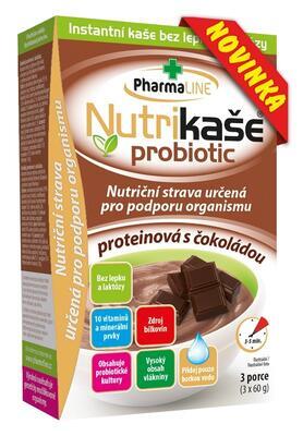 Nutrikaše probiotic proteinová s čokoládou 3x60g - 1