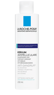 La Roche-Posay Kerium gelový šampon na mastné lupy 200ml - 1