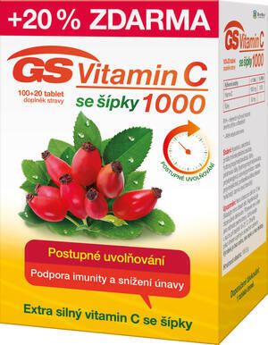 GS Vitamin C1000+šípky tbl.100+20 - 1