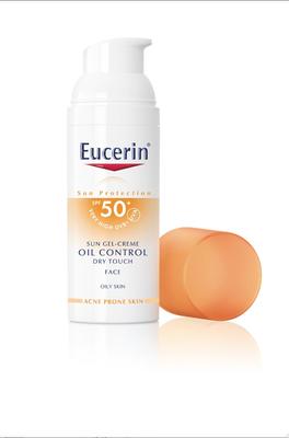Eucerin Sun SPF50+ opalovací gel na obličej Oil Control 50ml