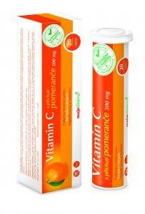 Moje lékárna C-vitamin tbl. eff. pomeranč 20x500mg