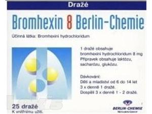 BROMHEXIN 8 BERLIN-CHEMIE DRG 25X8MG