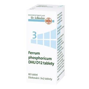NO. 3 FERRUM PHOSPHORICUM DHU D12 80 TABLET - Schüsslerovy soli