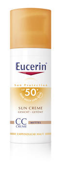 Eucerin Sun SPF50+ CC krém na obličej středně tmavý 50ml