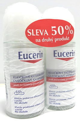 Eucerin Deo kuličkový antiperspirant 50ml DUOPACK