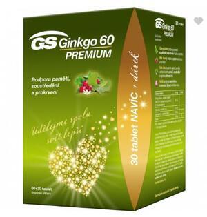 GS Ginkgo 60 Premium tbl.60+30 dárek 2021 ČR/SK - 1