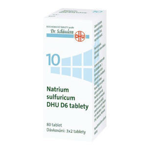 NO.10 Natrium sulfuricum DHU D5-D30 tbl.nob.80 - Schüsslerovy soli - 1