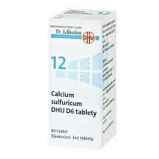 No.12 Calcium sulfuricum DHU D5-D30 tbl.nob.80 - Schüsllerovy soli - 1
