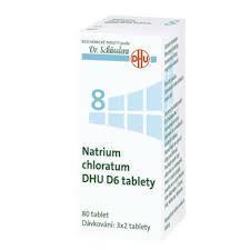 No. 8 Natrium chloratum DHU D5-D30 tbl.nob.80 - Schüsslerovy soli - 1