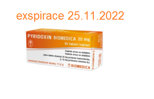 Pyridoxin Biomedica 20mg tbl.30 - 1