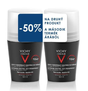 Vichy Homme Deo Roll-on 2x50ml DUOPACK - 1