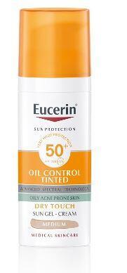 EUCERIN SUN OilControlTinted SPF50+ tmavý 50ml - 1