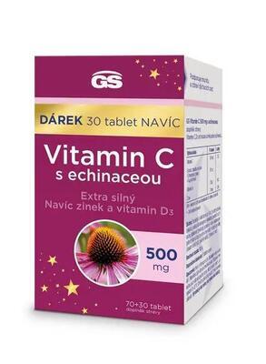 GS Vitamin C500 s echinaceou tbl.70+30 dárek 2023 - 1