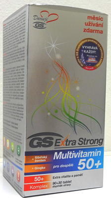 GS EXTRA STRONG MULTIVITAMIN 50+ TBL.90+30 2017