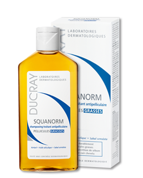 DUCRAY Squanorm grass shamp 200ml - šampon na mastné lupy