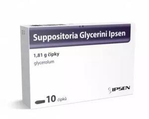 Suppositoria Glycerini Ipsen 1.81 g čípky 10ks - 1