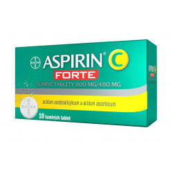 ASPIRIN C FORTE ŠUMIVÉ TABLETY POR.TBL.EFF.10