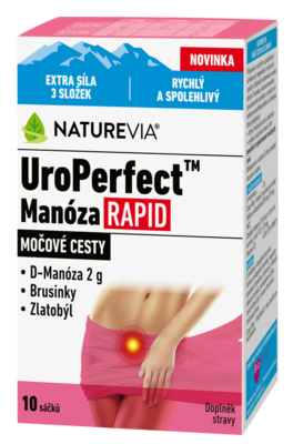 NatureVia UroPerfect Manóza Rapid 10 sáčků - 1