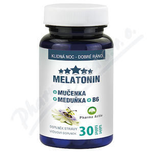 Melatonin Premium Mučenka Meduňka +B6 30 tablet - 1