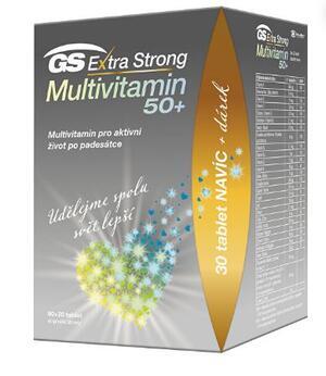 GS Extra Strong Multivit.50+ tbl.90+30 dárek 2021 - 1