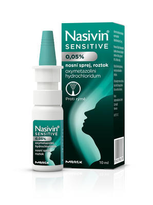 NASIVIN SENSITIVE 0,05% NAS SPR SOL 1X10ML/5MG - 1