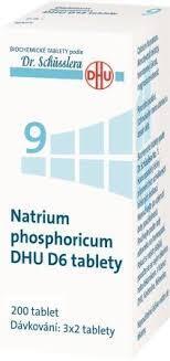 No. 9 Natrium phosphoricum DHU D5-D30 tbl.nob.200 - Schüsslerovy soli - 1