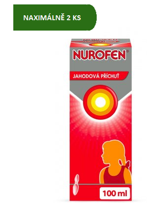 Nurofen pro děti Jahoda 40mg/ml por.sus.100ml - 1