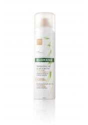 Klorane Oves suchý šampon sprej 150ml - pro kaštanové až hnědé vlasy