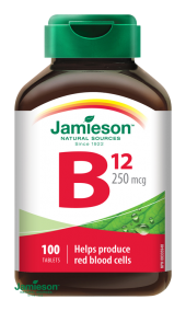 JAMIESON VITAMÍN B12 KYANOKOBALAMÍN 250MCG TBL.100