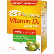 GS Extra Strong Vitamin D3 2000IU cps.90 ČR/SK - 1