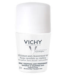 Vichy Deo Roll-on sensitive 48h - antiperspirant na citlivou nebo depilovanou pokožku 50ml