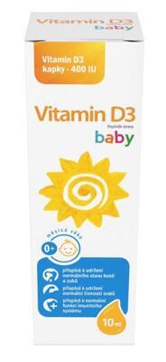 Sirowa Vitamin D3 baby 400IU kapky 10ml - 1