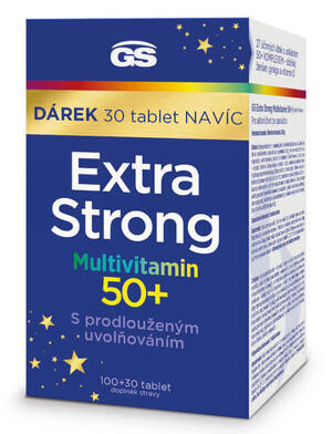 GS Extra Strong Multivit. 50+tbl.100+30 dárek 2023 - 2