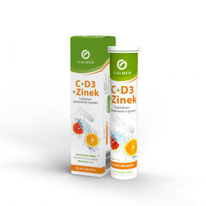 Vitamín C+Vitamín D3+Zinek eff.tbl.20 Galmed - 2