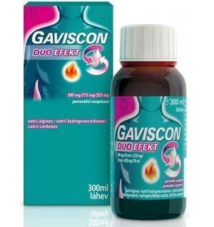 Gaviscon Duo Efekt 500mg/213mg/325mg por.sus.300ml - 2