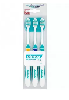 Elmex zubní kartáček sensitive 3ks - 2